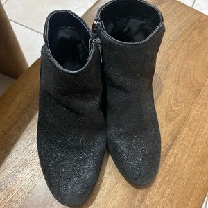 Black sparkly boots